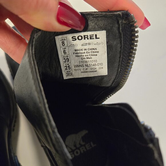 SOREL Ona Ave Zip Wedge Waterproof Bootie SIZE 8/UK 6/EUR 39 - Picture 7 of 8